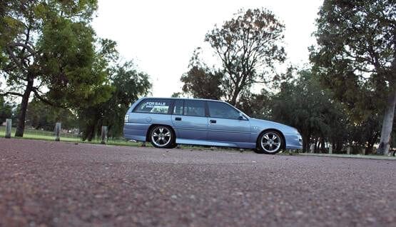 Installed View - Holden Commodore VR-VS Wagon: VX Style Full Body Kit