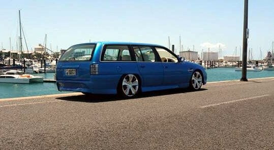 Installed View - Holden Commodore VR-VS Wagon: VX Style Rear Bumper