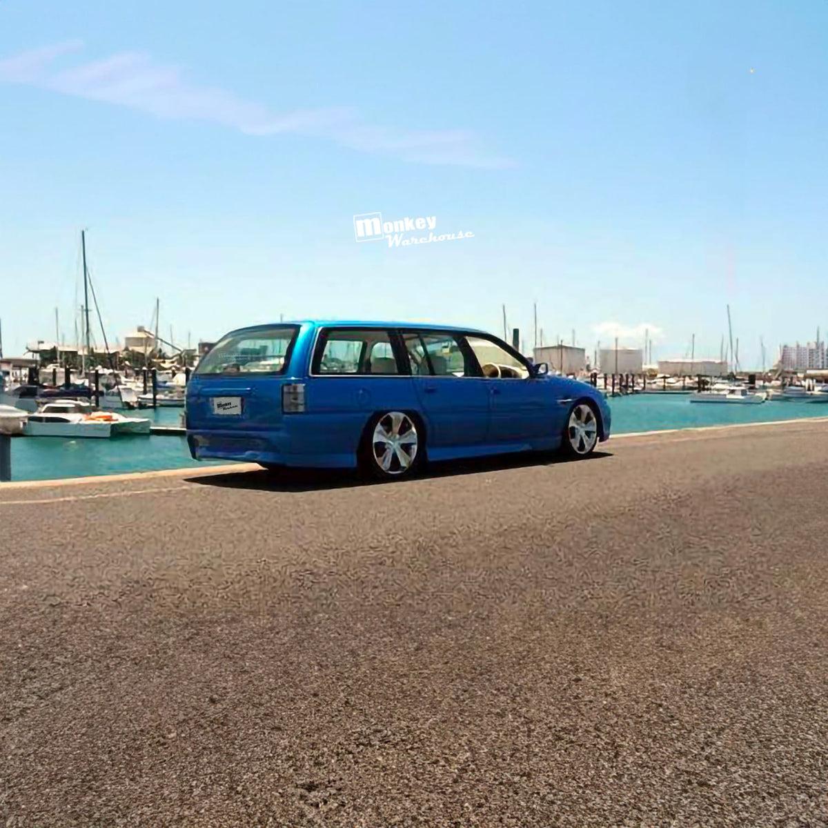 Installed View - Holden Commodore VR-VS Wagon: VX Style Rear Bumper