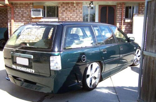 Installed View - Holden Commodore VR-VS Wagon: VY-VZ Style Rear Bumper
