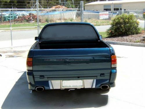 Installed View - Holden Commodore VS VR VN VG Ute: Rear Infill Panel Set