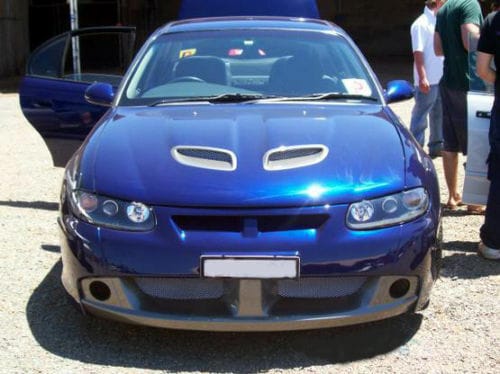 Installed View - Holden Commodore VT: GTO Monaro Style Front Bumper