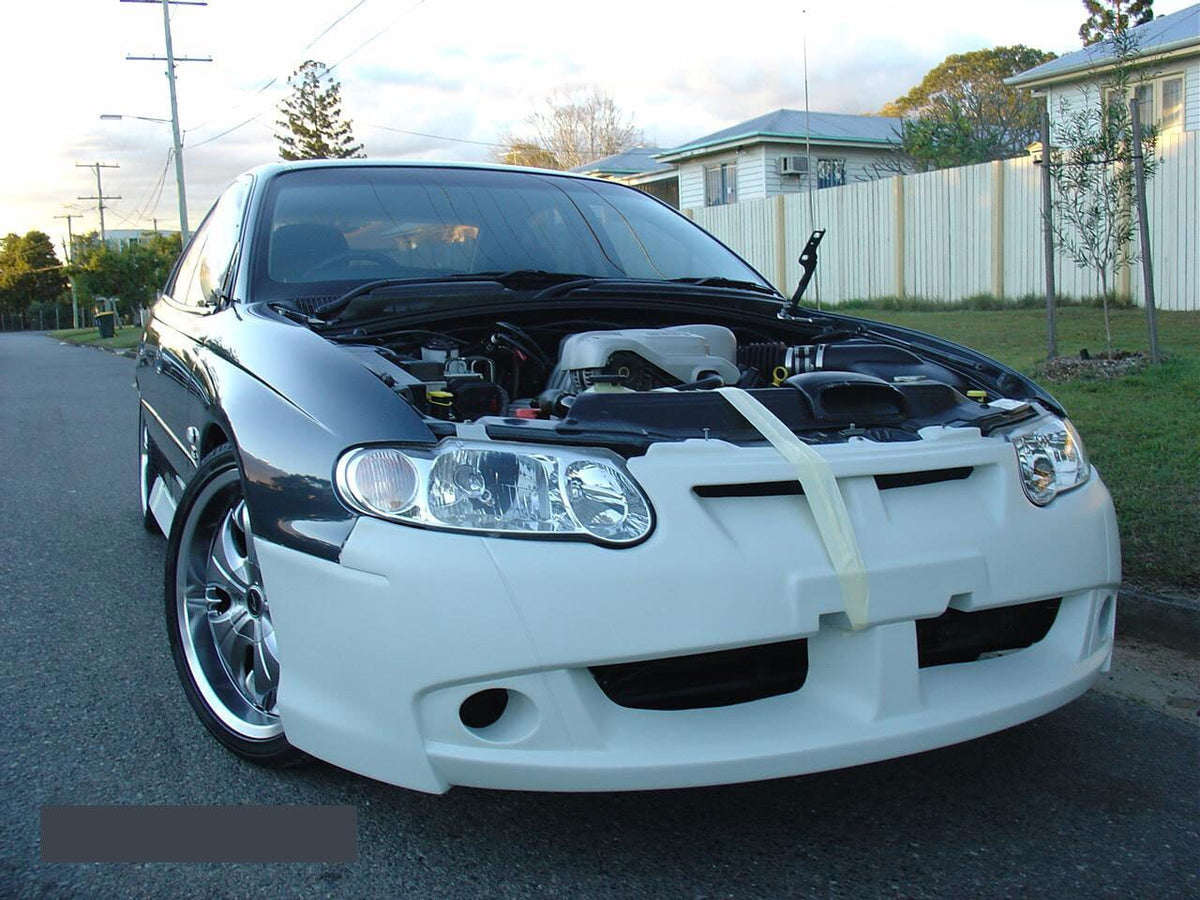 Installed View - Holden Commodore VT: GTO Monaro Style Front Bumper