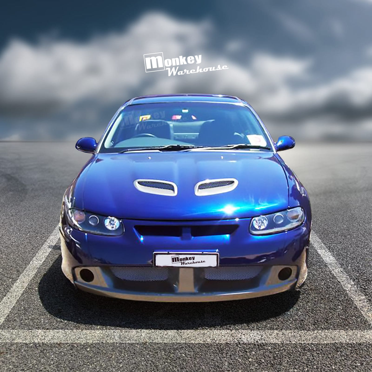 Installed View - Holden Commodore VT: GTO Monaro Style Front Bumper