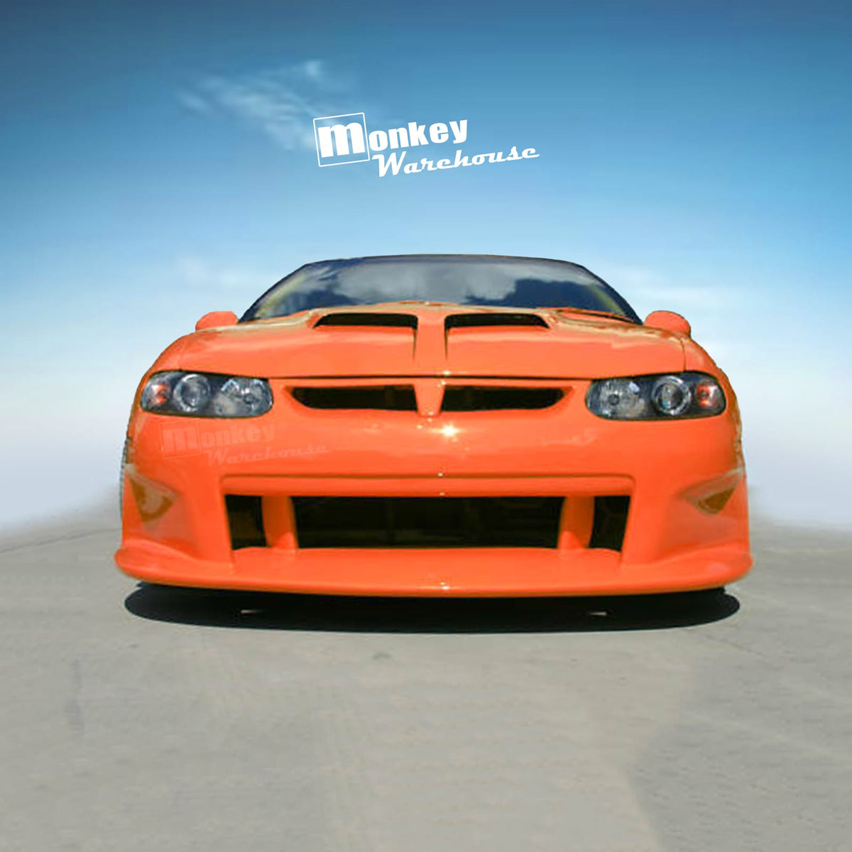 Installed View - Holden Commodore VT Sedan Ute: Super V8 Front Bumper