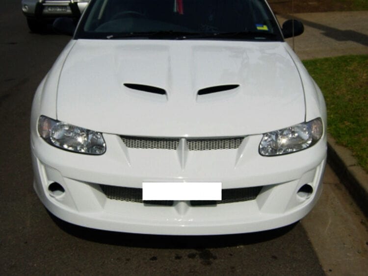 Installed View - Holden Commodore VT Sedan: VZ Style Front Bumper