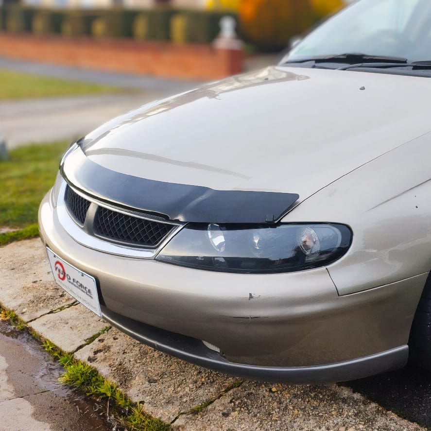 Installed View - Holden Commodore VT VU VX (1997-2002): Bonnet Protector Guard