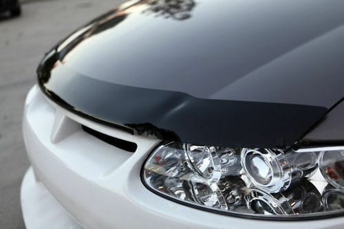 Installed View - Holden Commodore VT VU VX (1997-2002): Bonnet Protector Guard