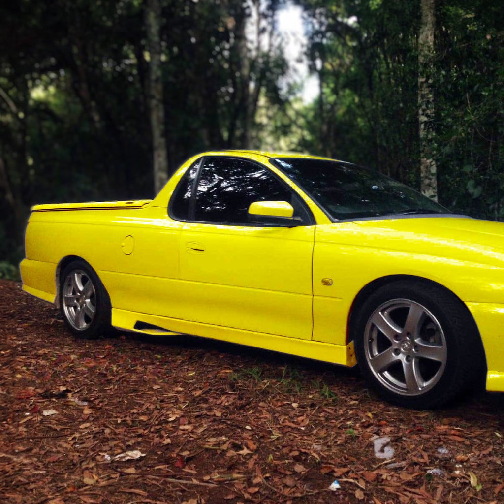 Installed View - Holden Commodore VT VU VX VY VZ Ute: Side Skirts