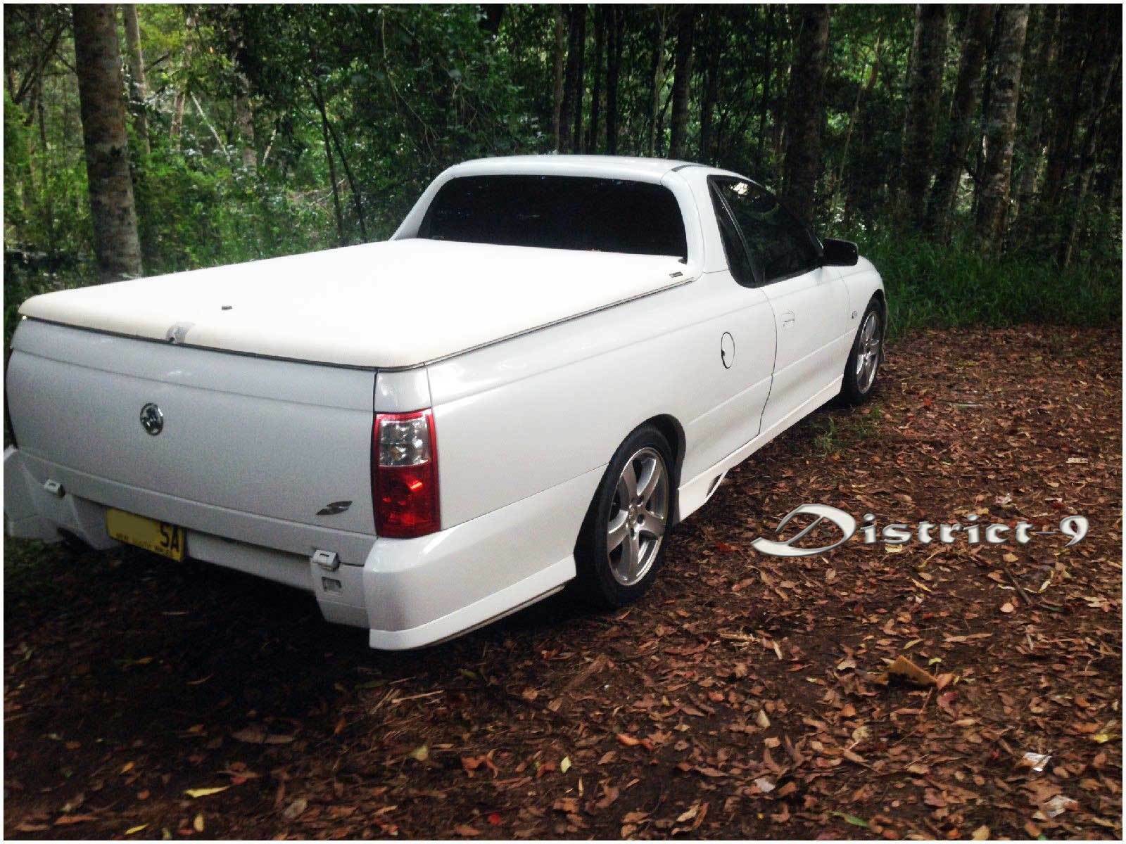 Installed View - Holden Commodore VT VU VX VY VZ Ute: Side Skirts
