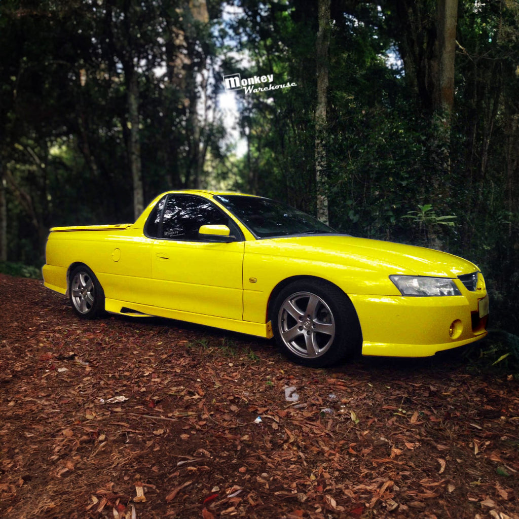 Installed View - Holden Commodore VT VU VX VY VZ Ute: Side Skirts
