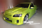 Installed View - Holden Commodore VT/VX: H-Style Bonnet Scoop (1997-2002)