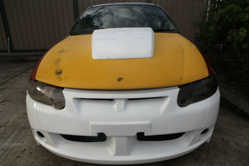 Installed View - Holden Commodore VT-VX: H-Style Bonnet Scoop