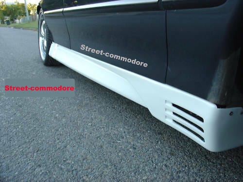 Installed View - Holden Commodore VT VX Sedan: GTO Style Conversion Side Skirts