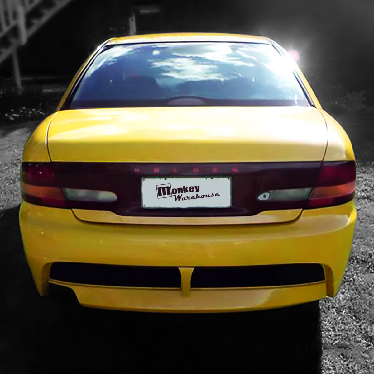 Installed View - Holden Commodore VT-VX Sedan: GTO Style Rear Bumper