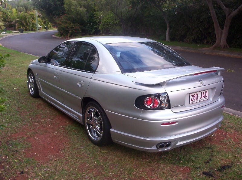 Installed View - Holden Commodore VT-VX Sedan: GTO Style Rear Bumper