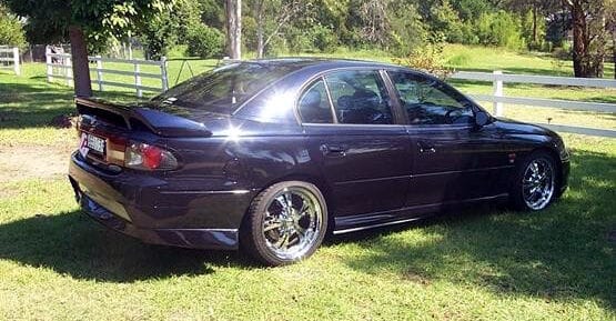 Installed View - Holden Commodore VT VX Sedan: VX Style Conversion Side Skirts