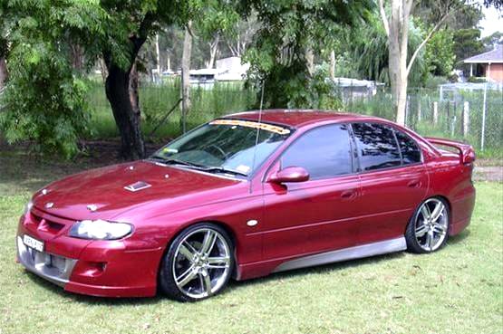 Installed View - Holden Commodore VT VX Sedan: VX Style Conversion Side Skirts
