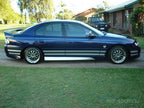 Installed View - Holden Commodore VT VX Sedan: VX Style Conversion Side Skirts