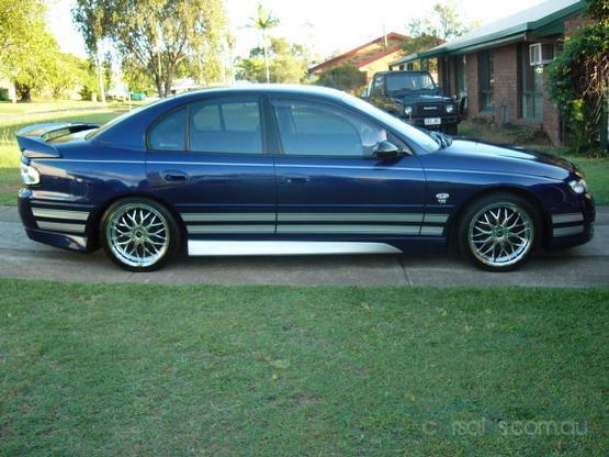 Installed View - Holden Commodore VT VX Sedan: VX Style Conversion Side Skirts