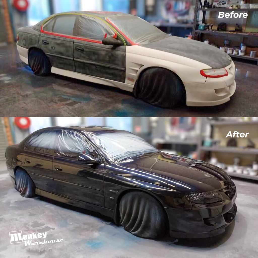Installed View - Holden Commodore VT/VX/VU: Vented Front Guards