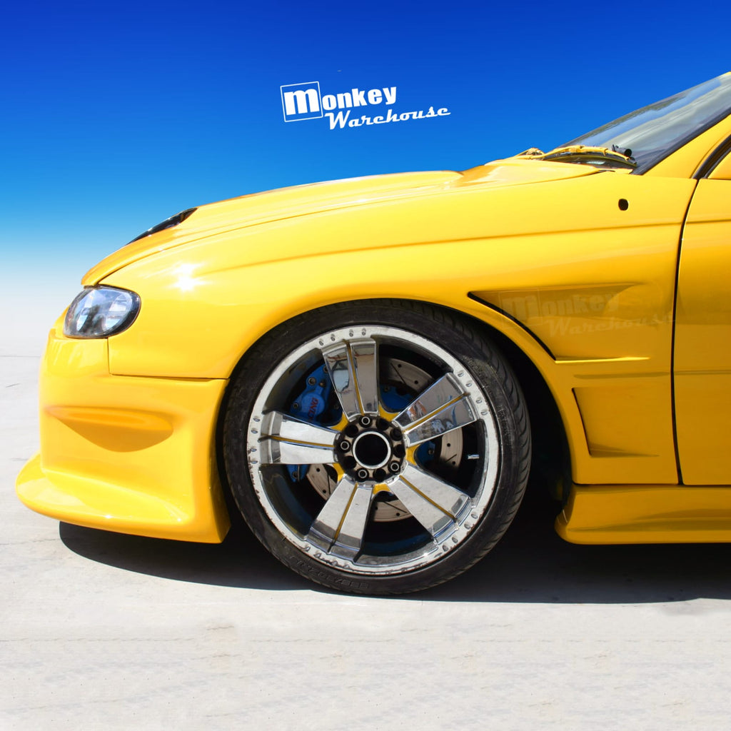 Installed View - Holden Commodore VT/VX/VU: Vented Front Guards