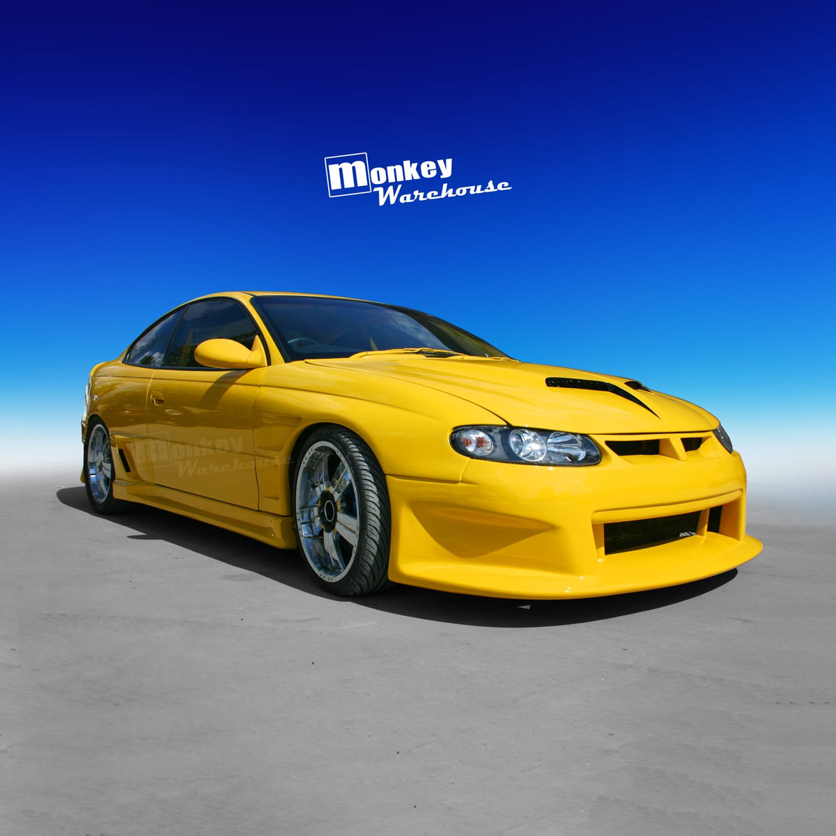 Installed View - Holden Commodore VT/VX/VU: Vented Front Guards