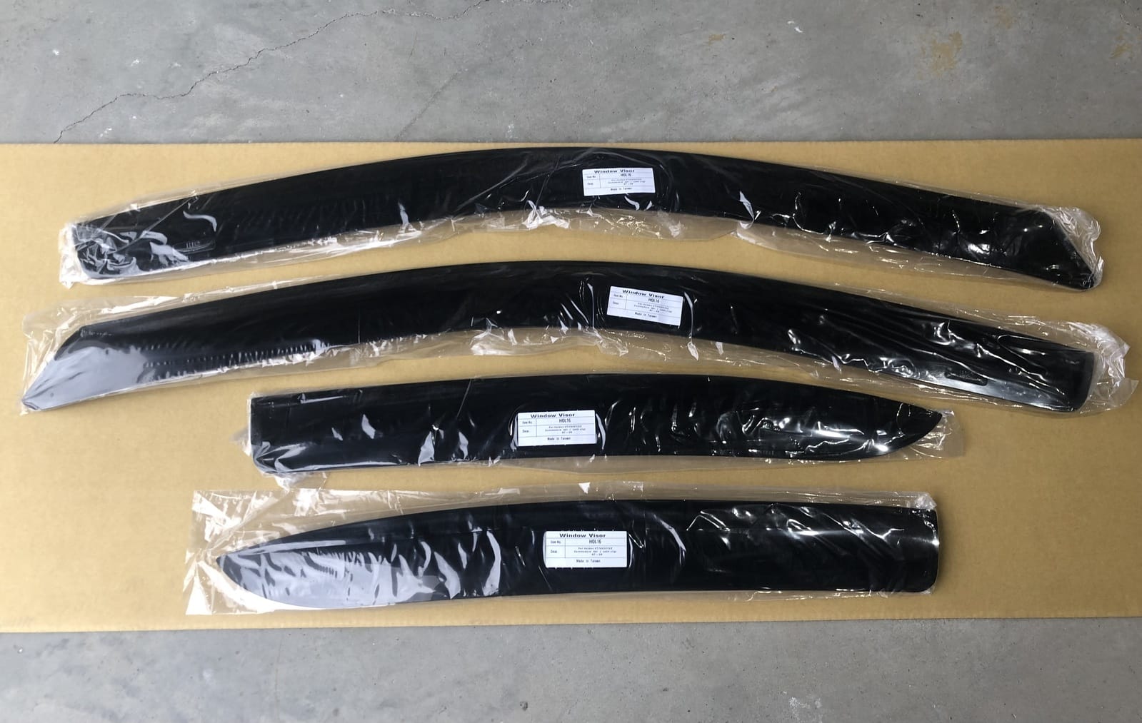 Installed View - Holden Commodore VT VX VY VZ Sedan (1997-2006): Premium Window Visors