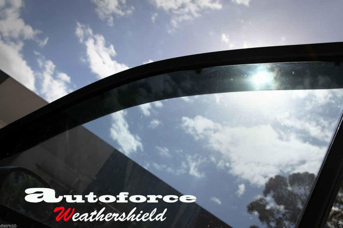 Installed View - Holden Commodore VT VX VY VZ Sedan (1997-2006): Premium Window Visors (Front Only)