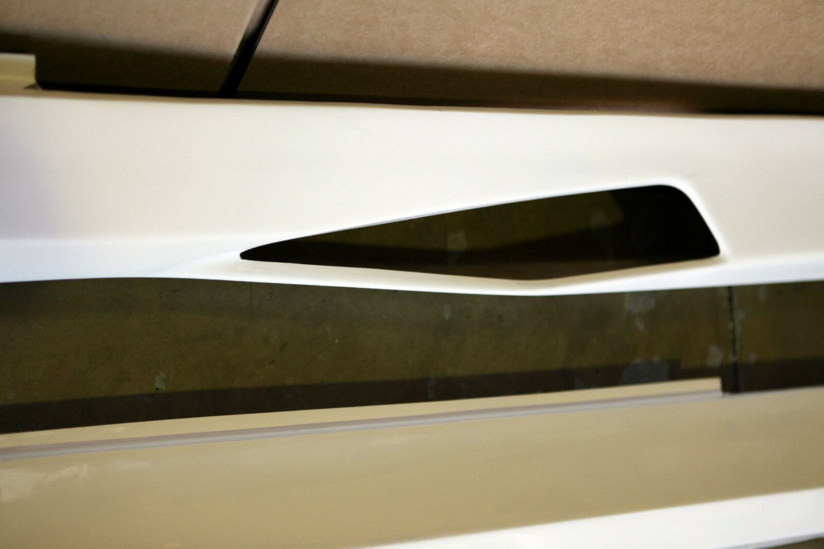 Installed View - Holden Commodore VT VX VY VZ Sedan: VE Style Side Skirts