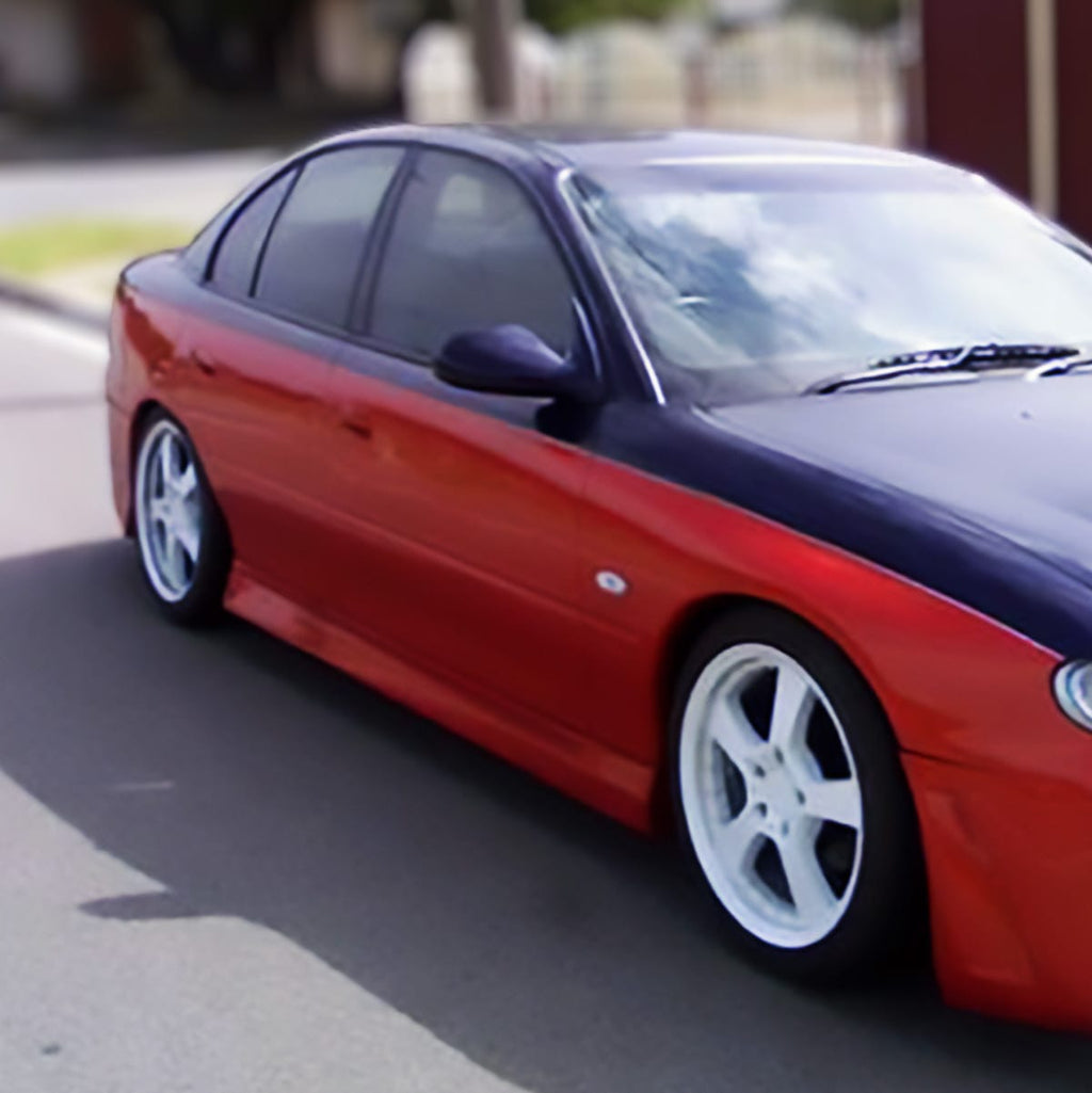 Installed View - Holden Commodore VT VX VY VZ Sedan: VZ Style Side Skirts