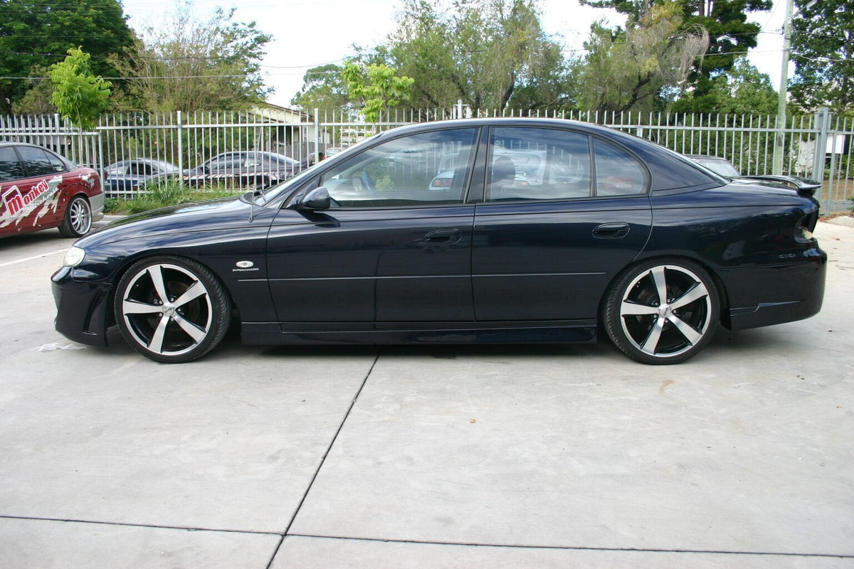 Installed View - Holden Commodore VT VX VY VZ Sedan: VZ Style Side Skirts