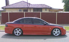 Installed View - Holden Commodore VT VX VY VZ Sedan: VZ Style Side Skirts