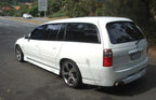 Installed View - Holden Commodore VT-VX Wagon: VY Style Rear Bumper