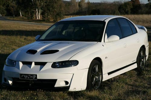 Installed View - Holden Commodore VT: VY Style Front Bumper