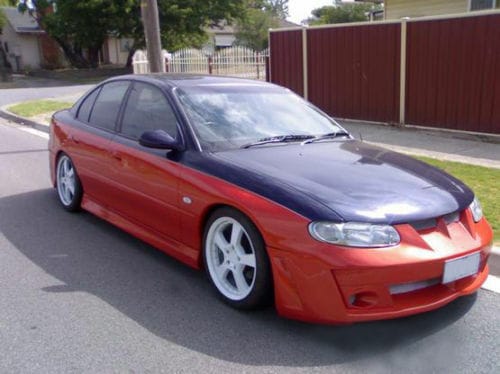 Installed View - Holden Commodore VT: VY Style Front Bumper