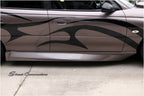 Installed View - Holden Commodore VT VY VZ Sedan: Super V8 Race Side Skirts