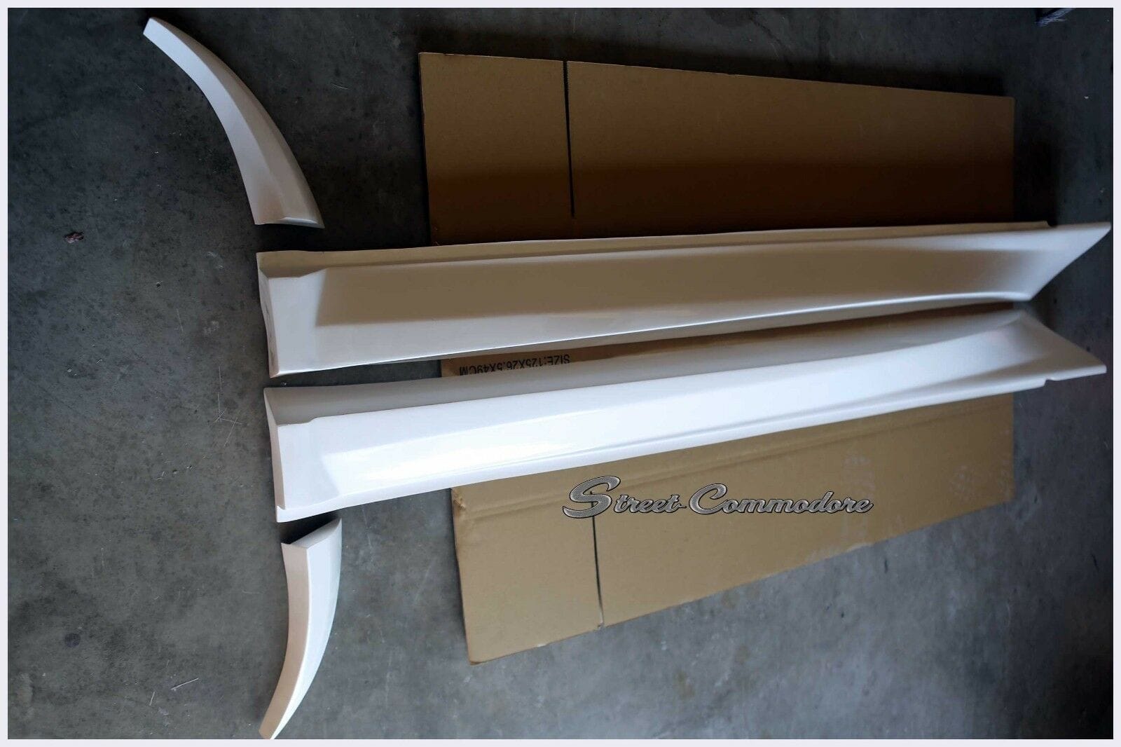 Installed View - Holden Commodore VT VY VZ Sedan: Super V8 Race Side Skirts