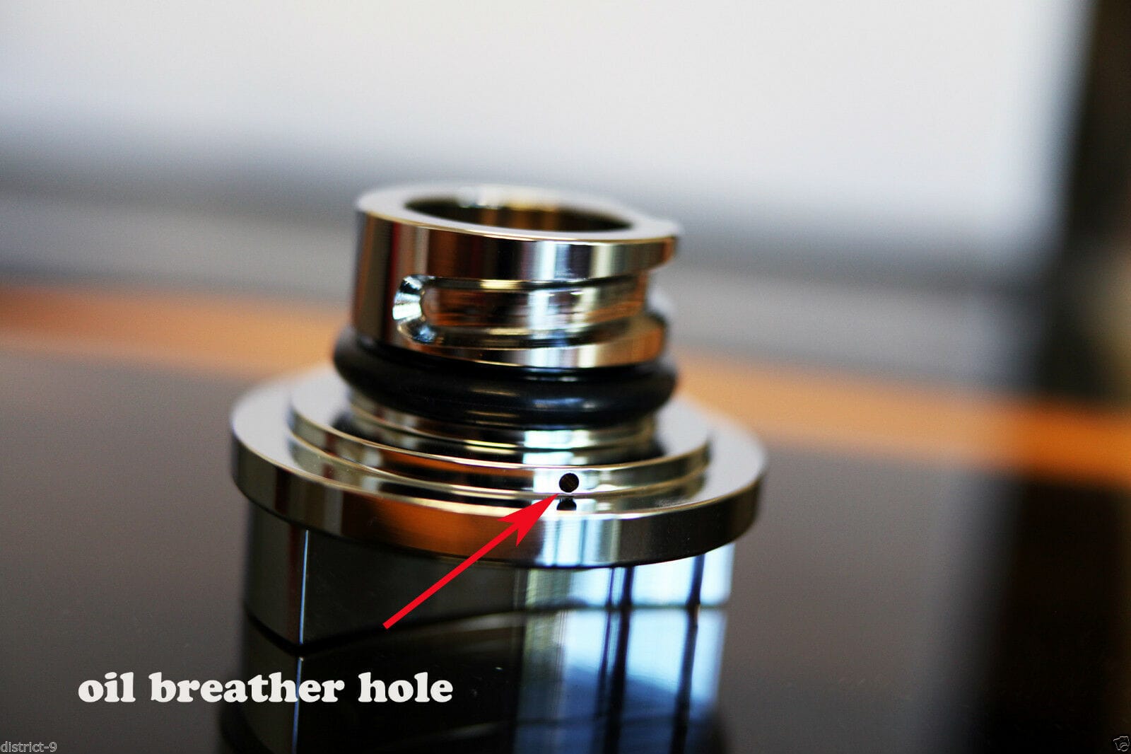 Installed View - Holden Commodore VT-VZ: Billet Engine Oil Cap (V6 Models)