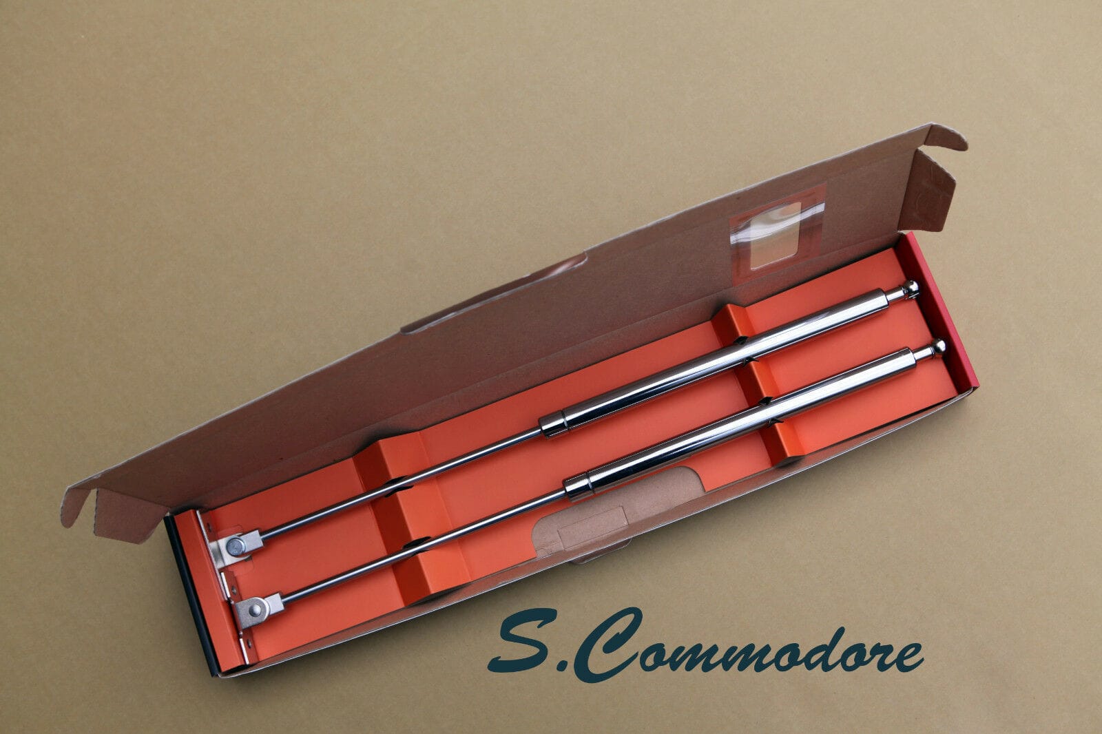 Installed View - Holden Commodore VT-VZ & HSV: Chrome Heavy-Duty Bonnet Struts