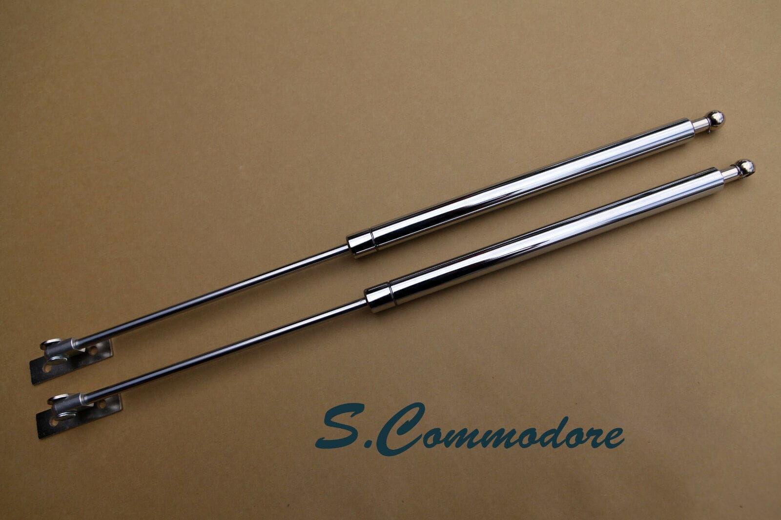 Installed View - Holden Commodore VT-VZ & HSV: Chrome Heavy-Duty Bonnet Struts