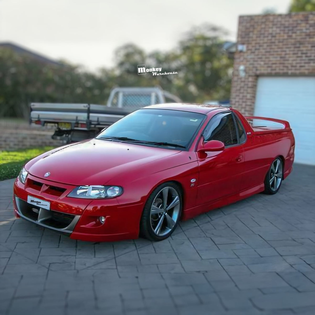 Installed View - Holden Commodore VU VT VX Ute: VX Style Conversion Side Skirts
