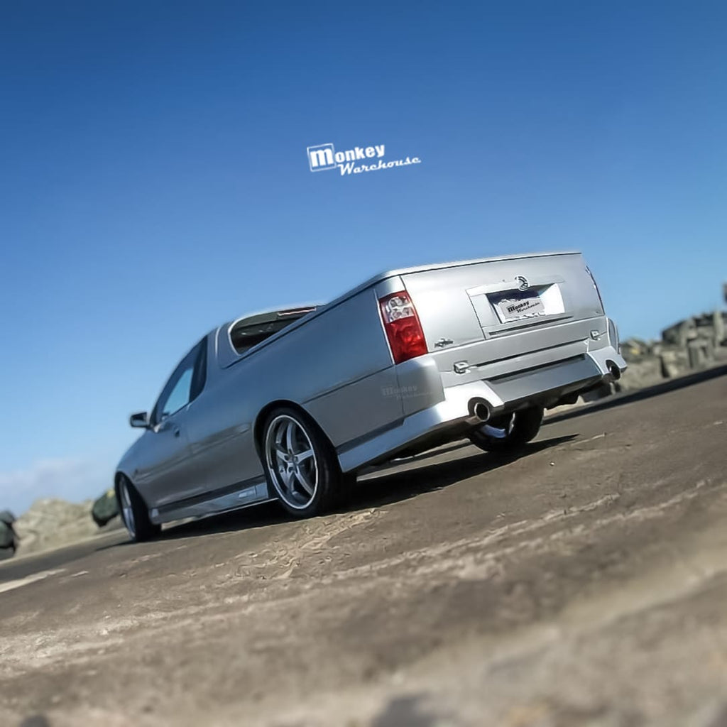 Installed View - Holden Commodore VU VY VZ Ute: Custom Tailgate Garnish Panel