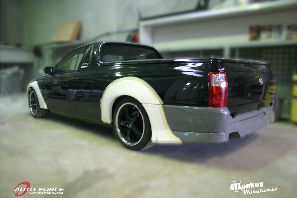 Installed View - Holden Commodore VU-VZ Ute: Fortune Style Rear Bumper