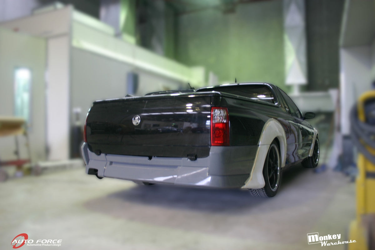 Installed View - Holden Commodore VU-VZ Ute: Fortune Style Rear Bumper
