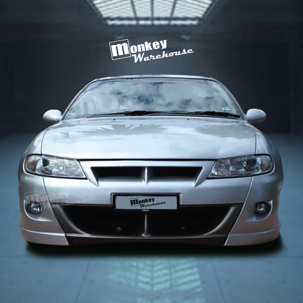 Installed View - Holden Commodore VX Calais: Custom Front Bumper