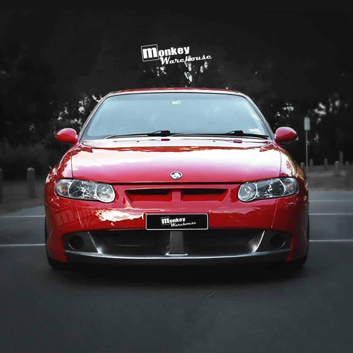 Installed View - Holden Commodore VX: GTO Monaro Style Front Bumper