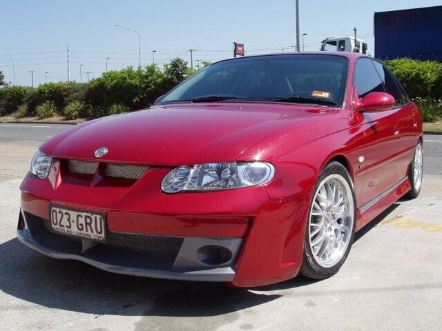 Installed View - Holden Commodore VX Sedan Ute Wagon: VY Style Front Bumper
