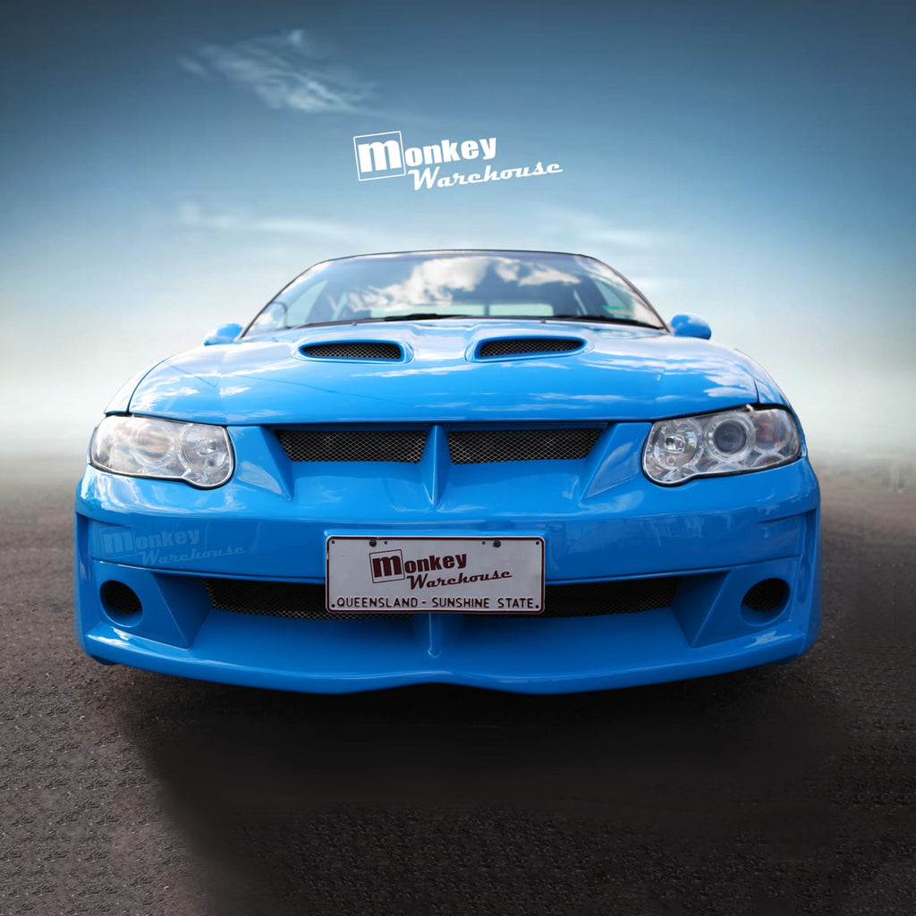 Installed View - Holden Commodore VX Sedan Ute Wagon: VY Style Front Bumper