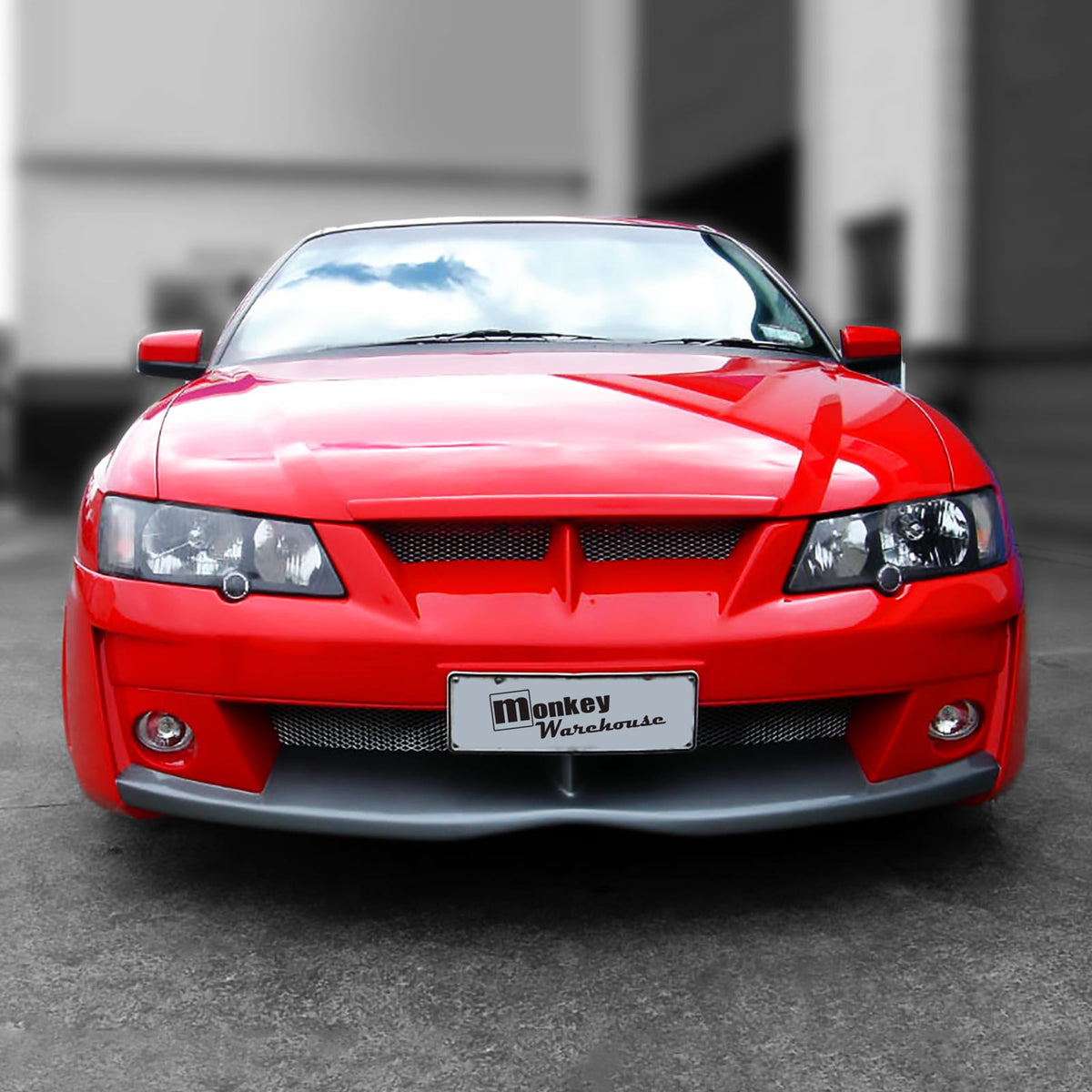 Installed View - Holden Commodore VY Sedan Ute Wagon: Tear Drop Front Bumper